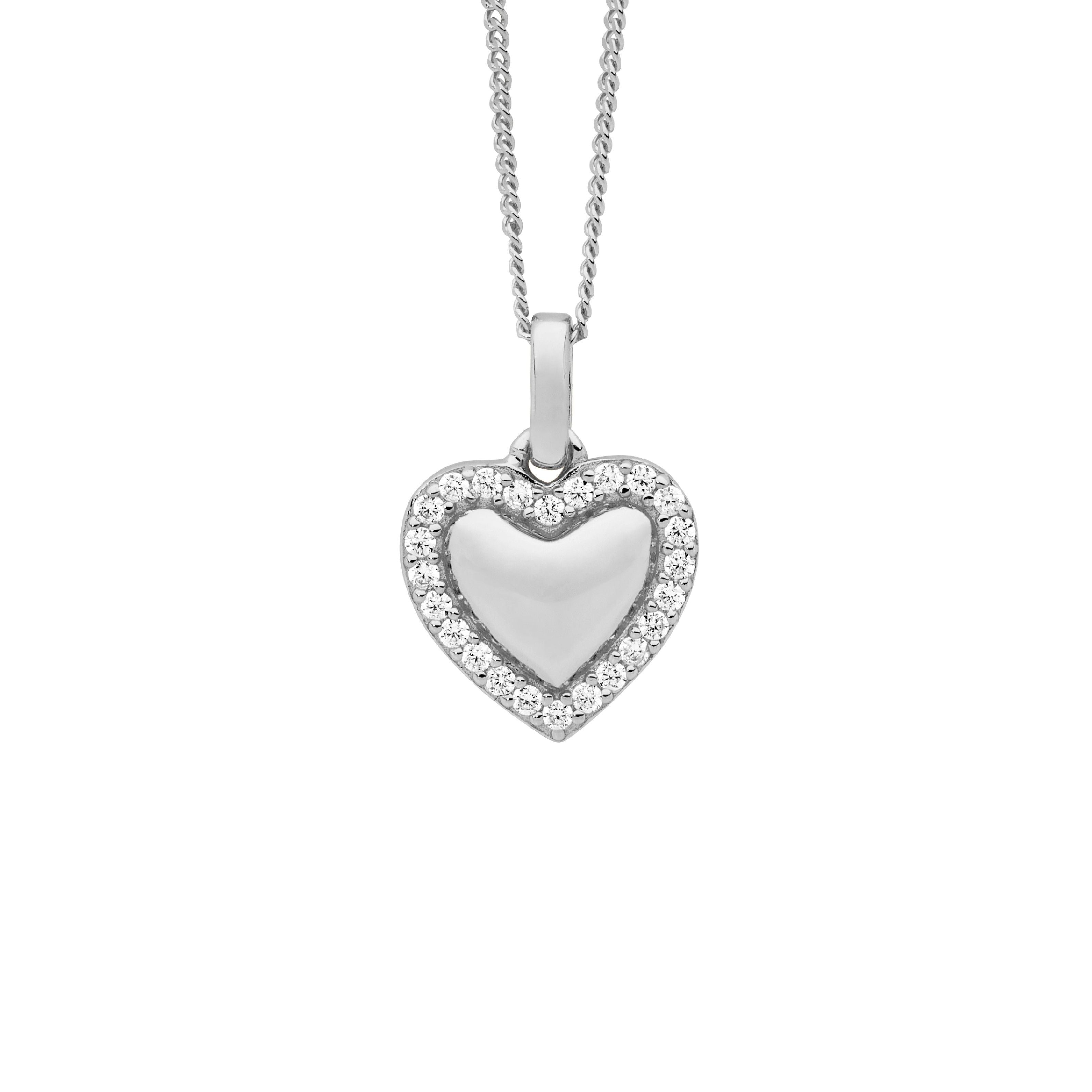 ELLANI Silver Heart Necklet