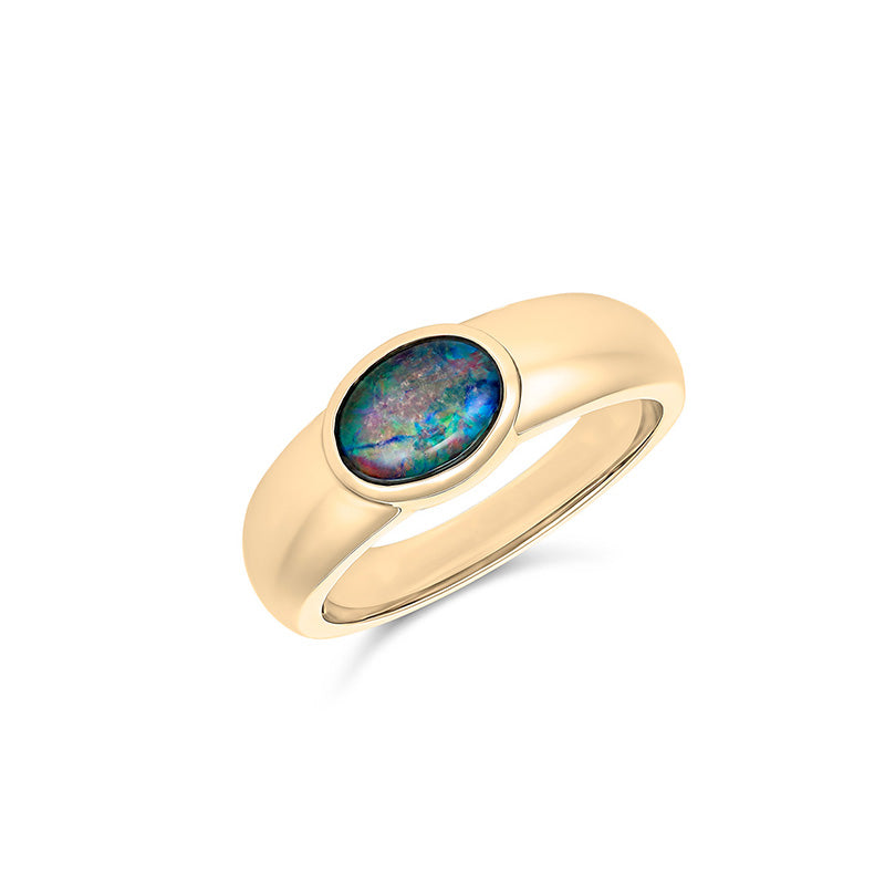 9ct Triplet Opal Ring