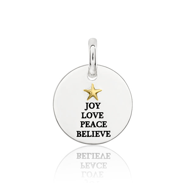 CANDID 'Joy Love Peace Believe' charm