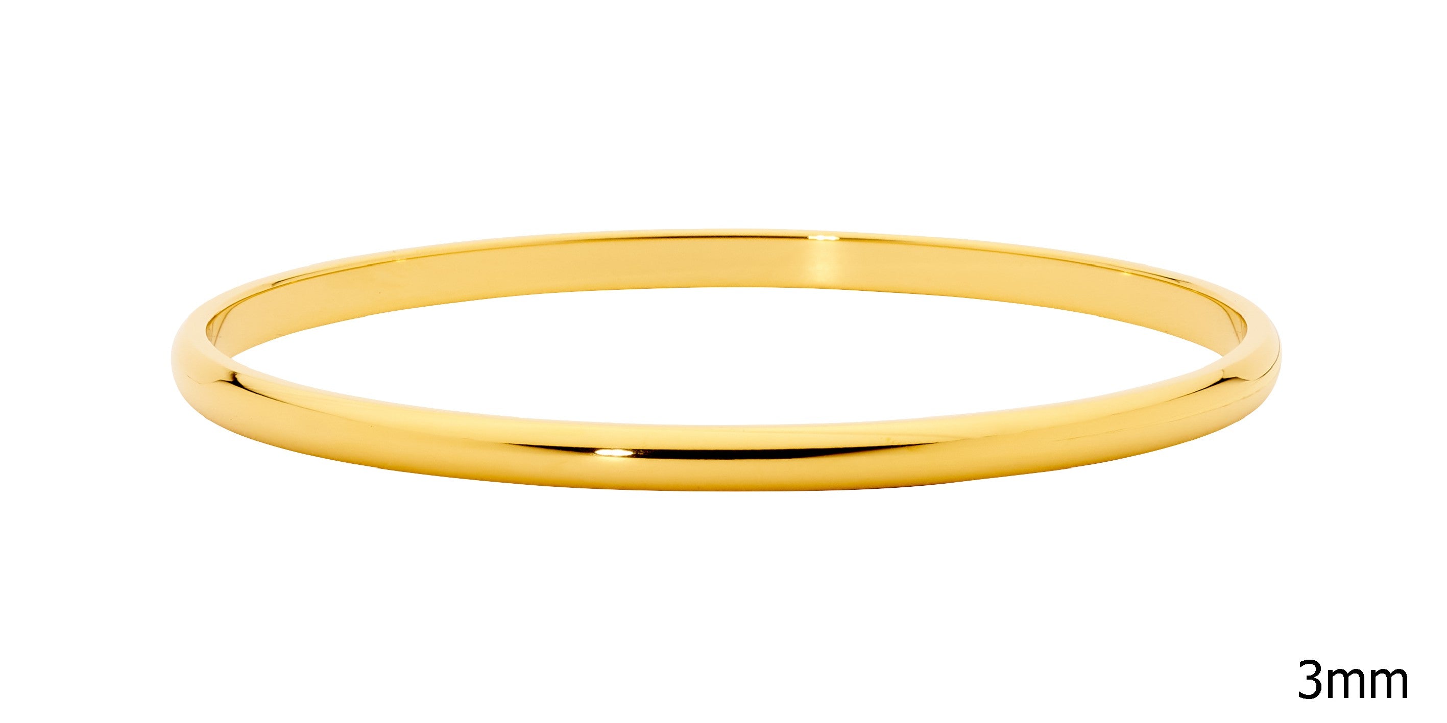 ELLANI Stainless Steel Gold Plated Bangle