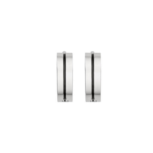 Stainless steel hoop earrings