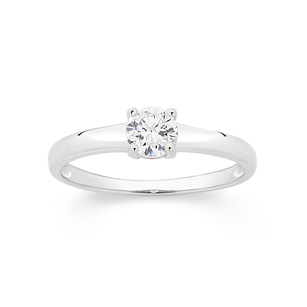 Silver Claw Set Ring