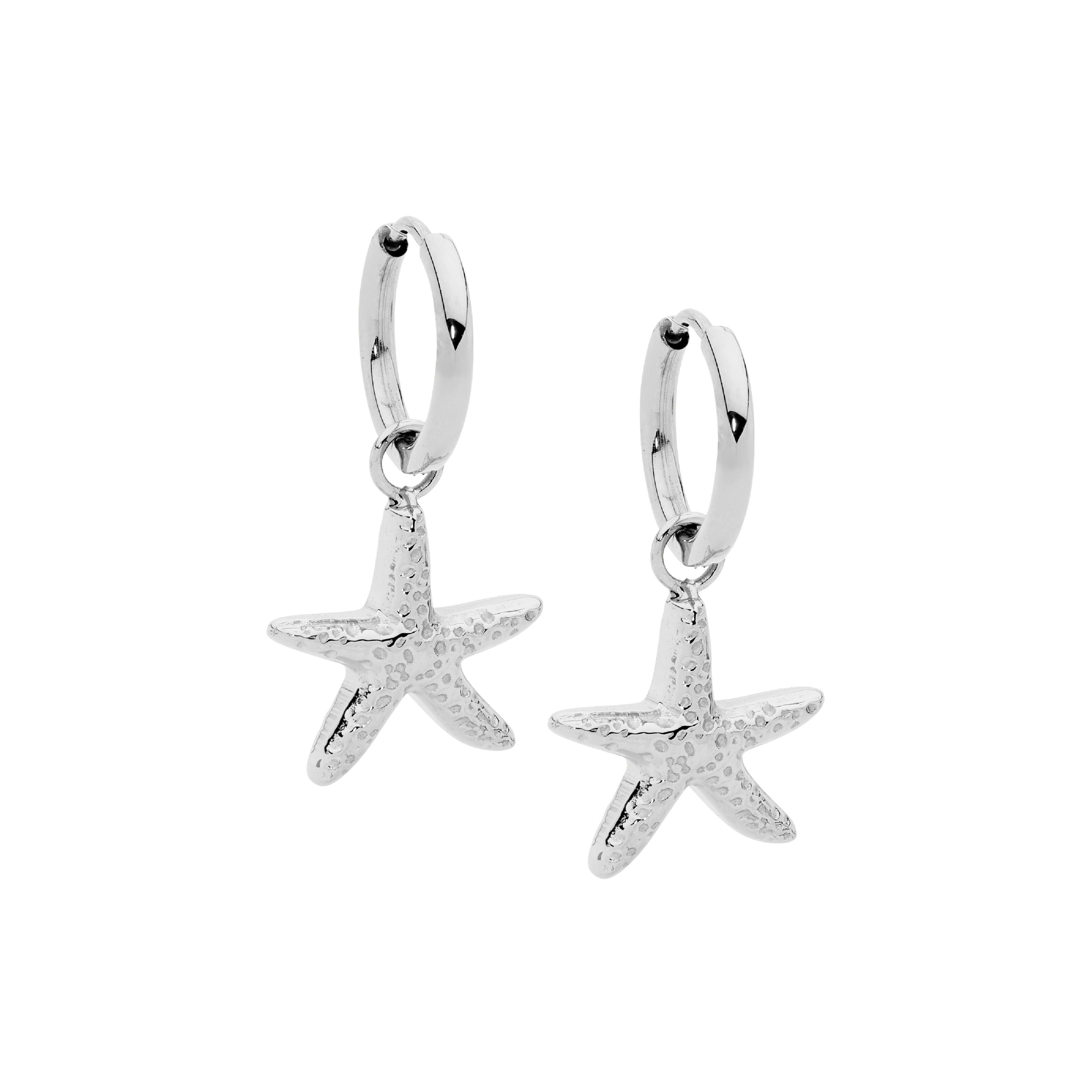 ELLANI Stainless Steel Starfish Earrings
