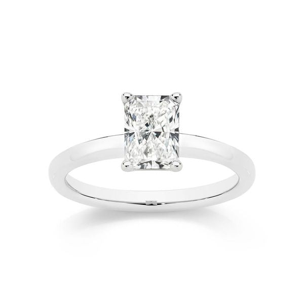 14ct White Gold 1.00ct Lab Diamond Ring