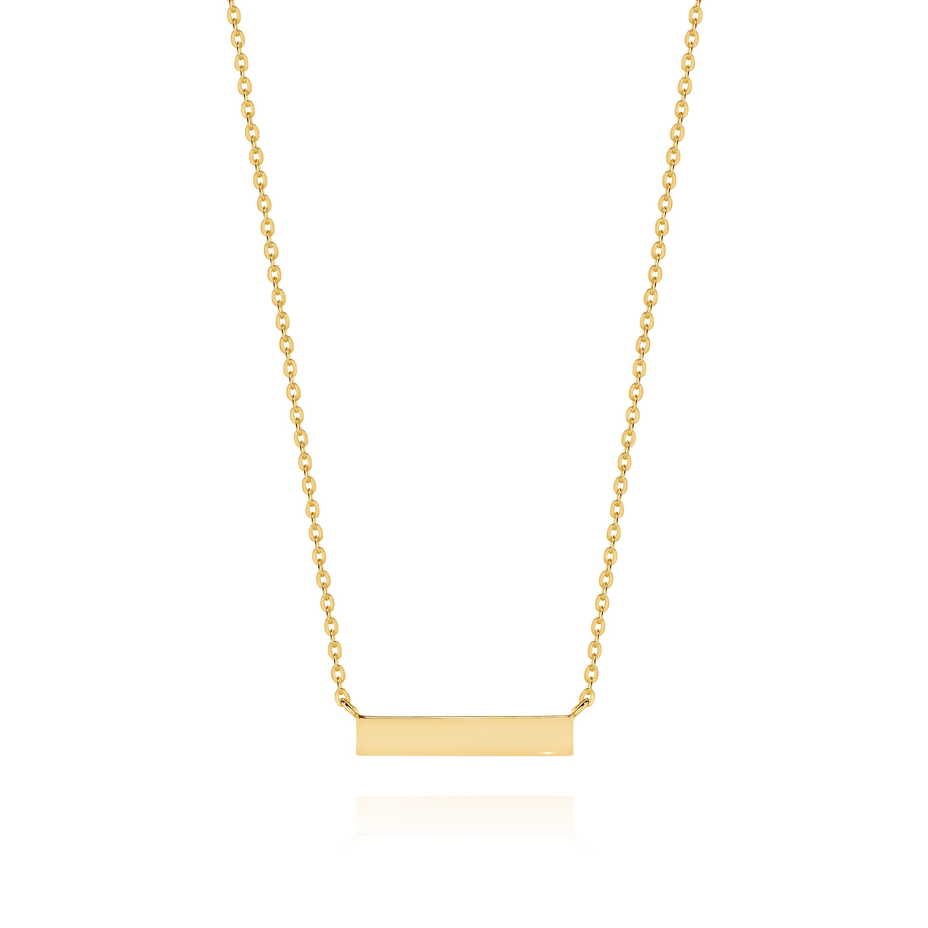 9ct ID Bar Necklet