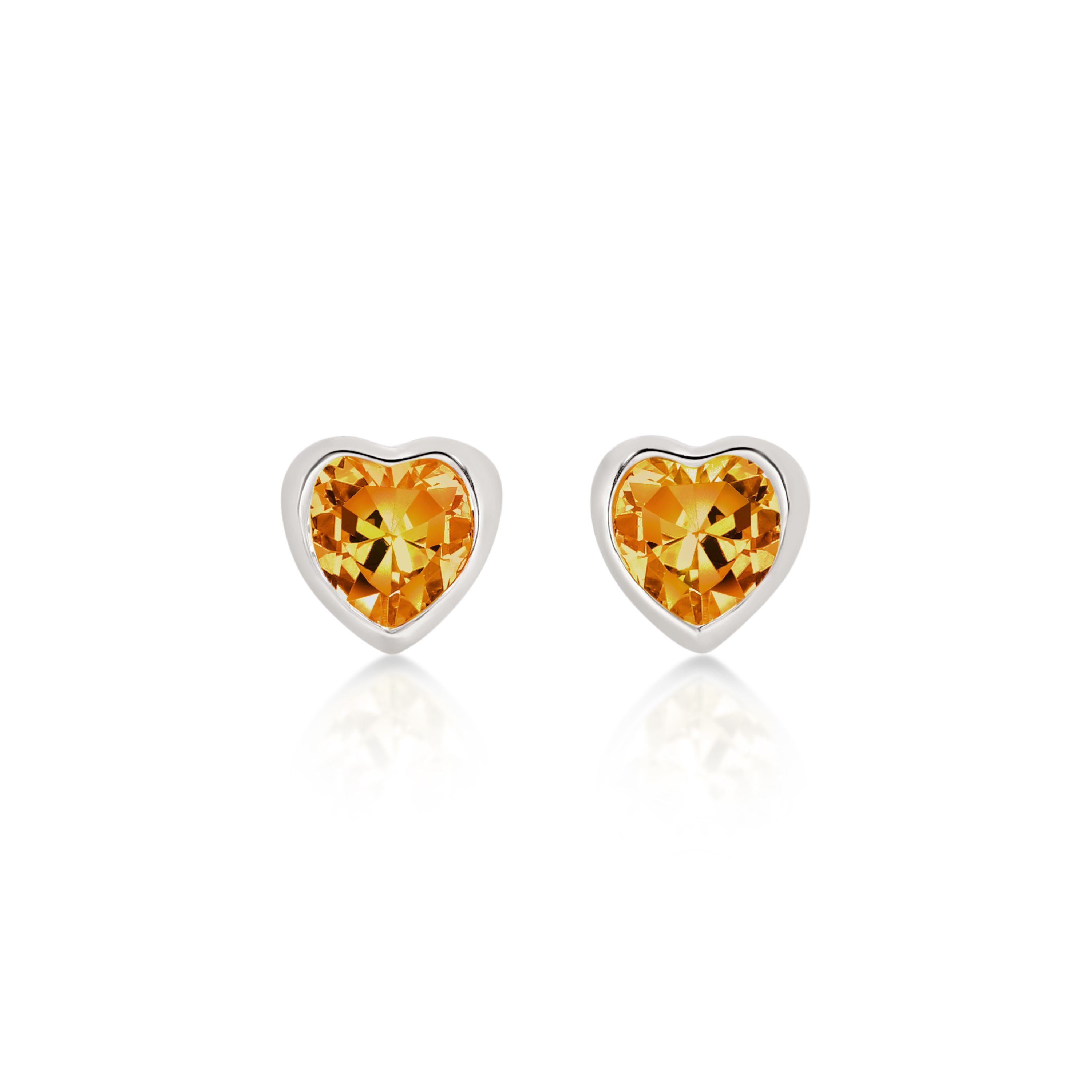 Silver NOVEMBER Birthstone Studs