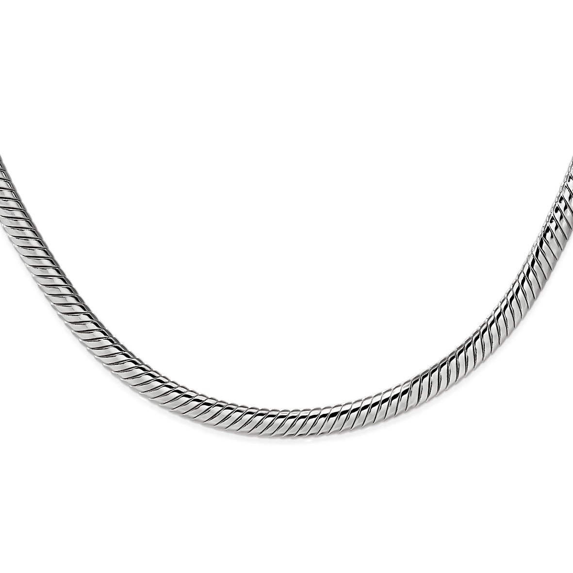 Sterling silver thick snake chain