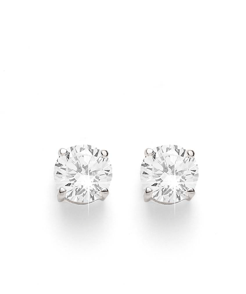 9ct white gold 0.50ct diamond studs