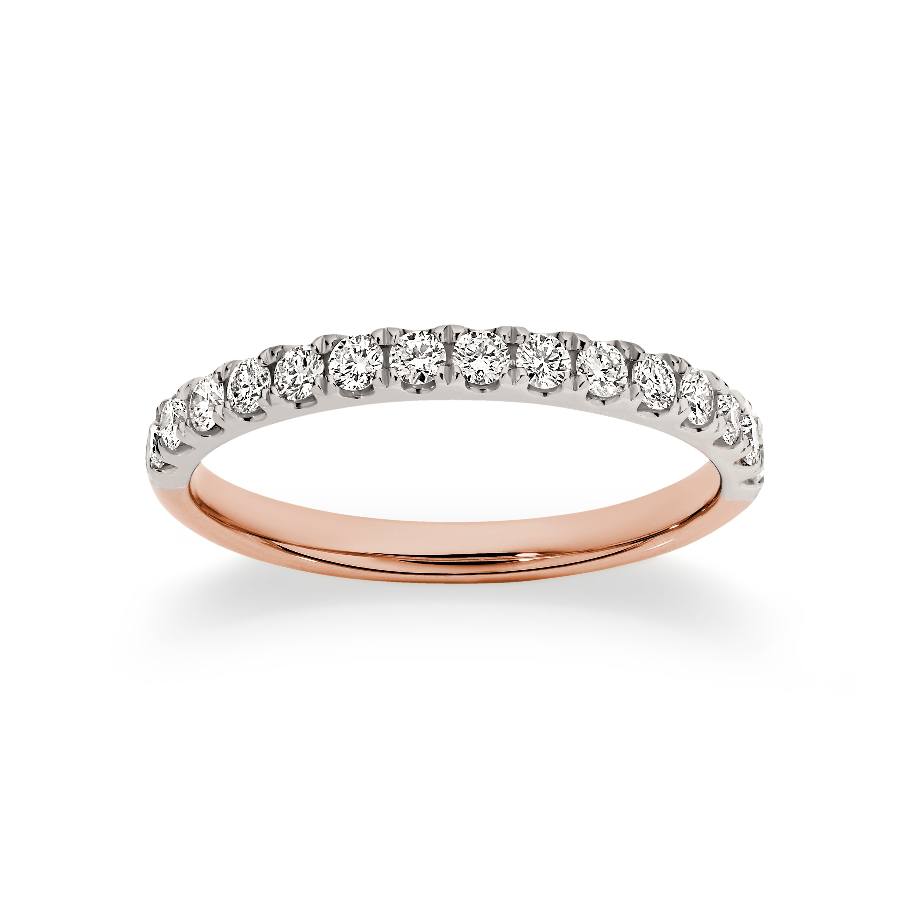 18ct rose gold 0.45ct diamond ring