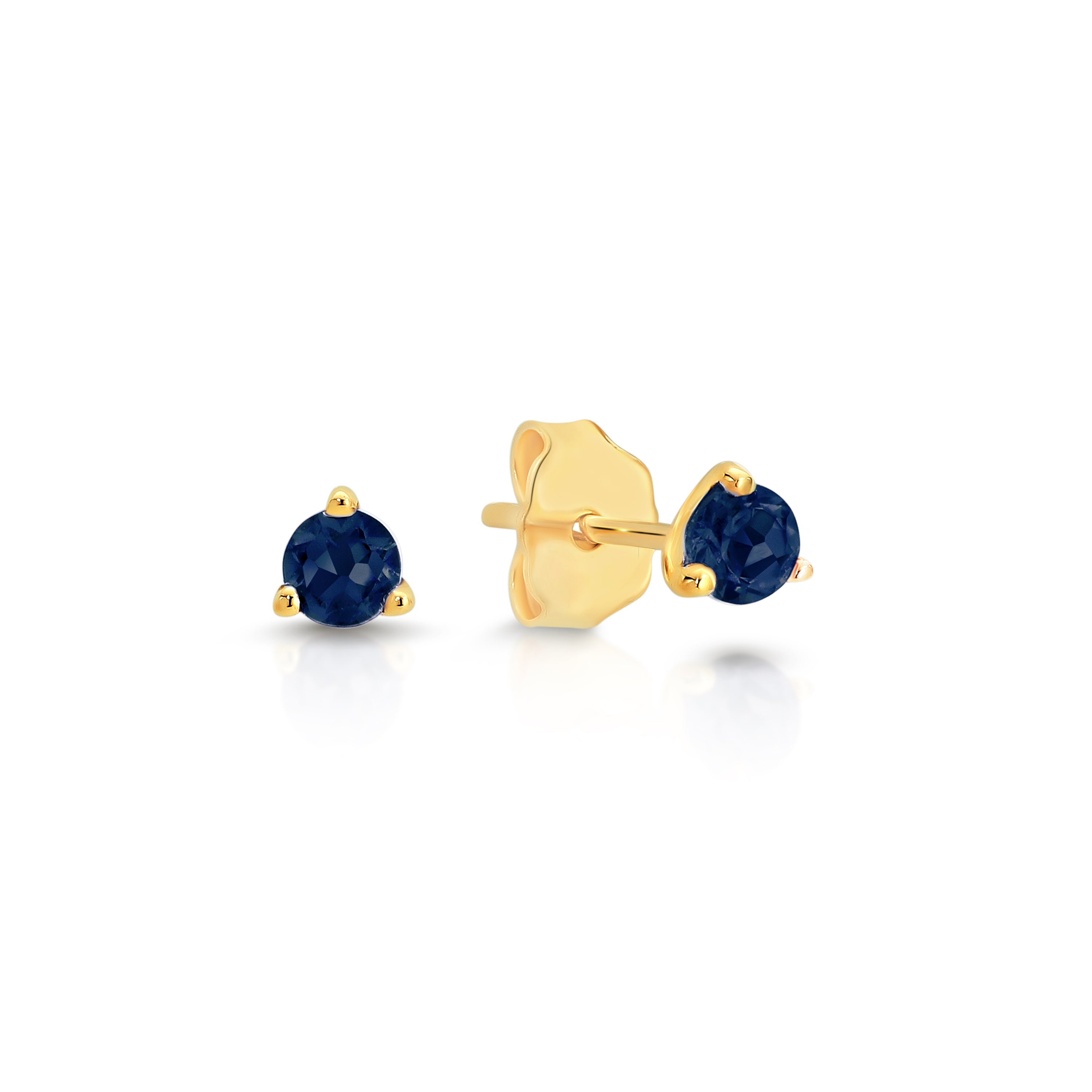 9ct cr sapphire earrings