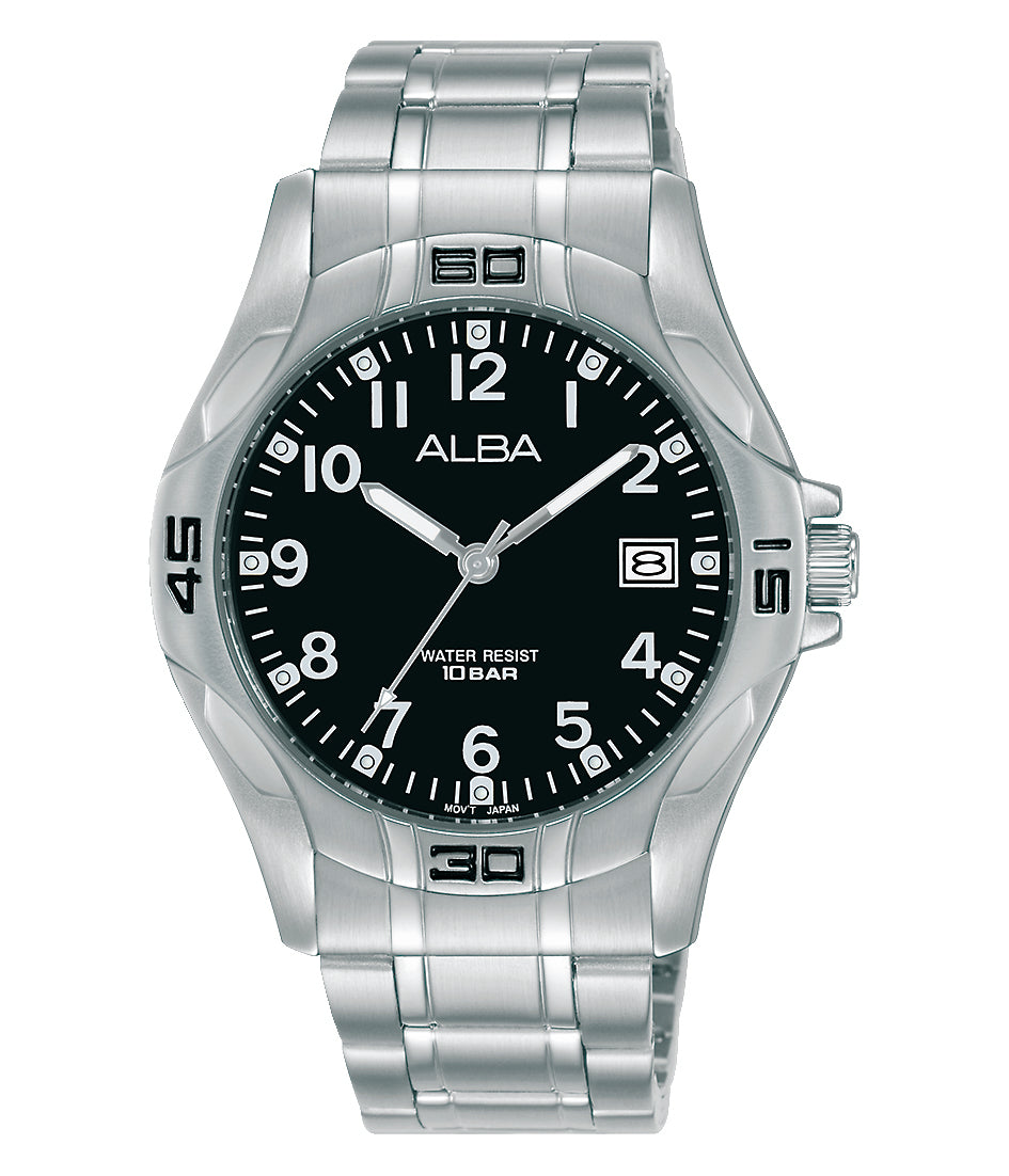 ALBA Workman Watch Black Dial 100m