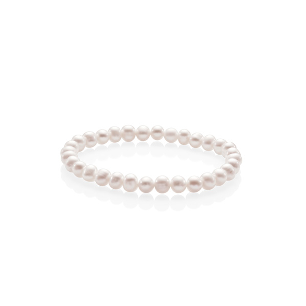 Pearl stretch Bracelet white