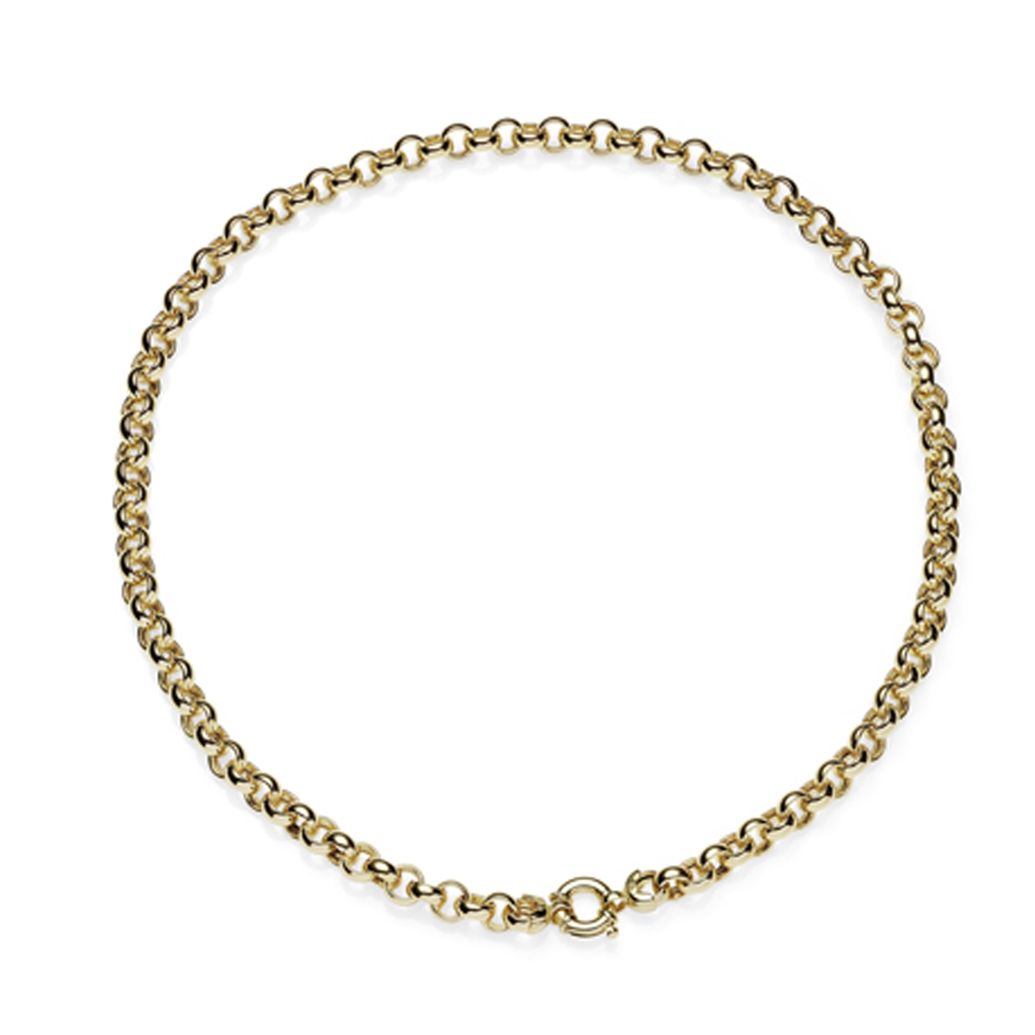 9ct gold bonded belcher necklace