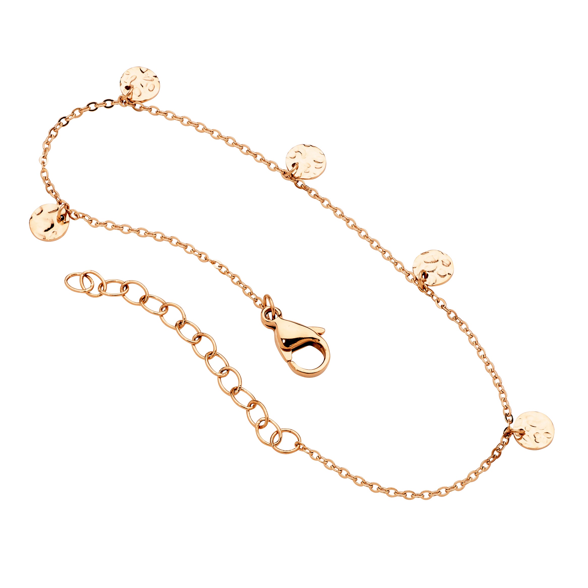 ELLANI Stainless Steel Bracelet With Rose Gold Ip Plating